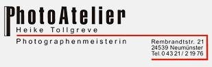 Photoatelier Tollgreve in Neumünster (Schleswig-Holstein)