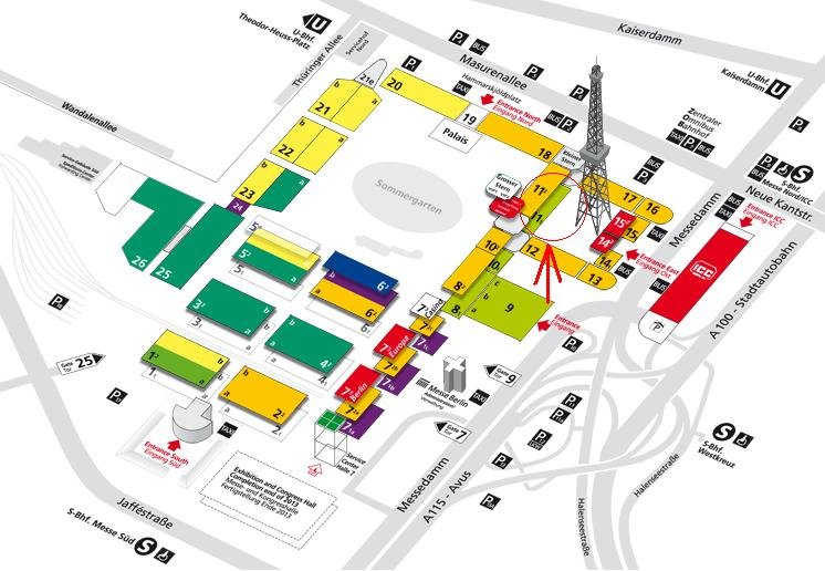 Grüne Woche Hallenübersicht Halle 11.1 Stand 116 - Paulwitz Pflanzenhof & Floristik