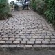 Pflasterweg in der Entstehung