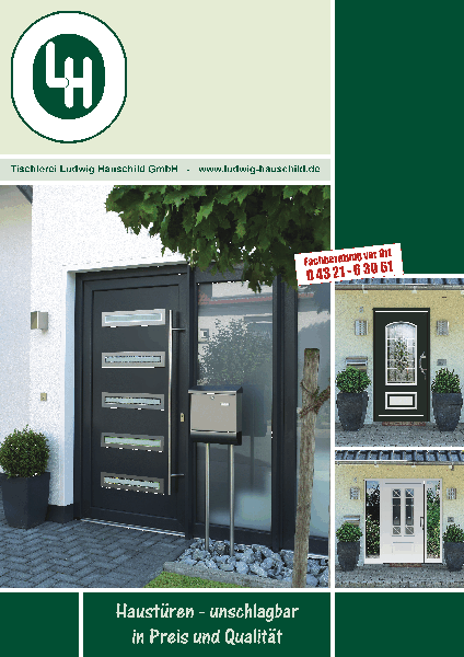 Haustürkatalog Titelseite