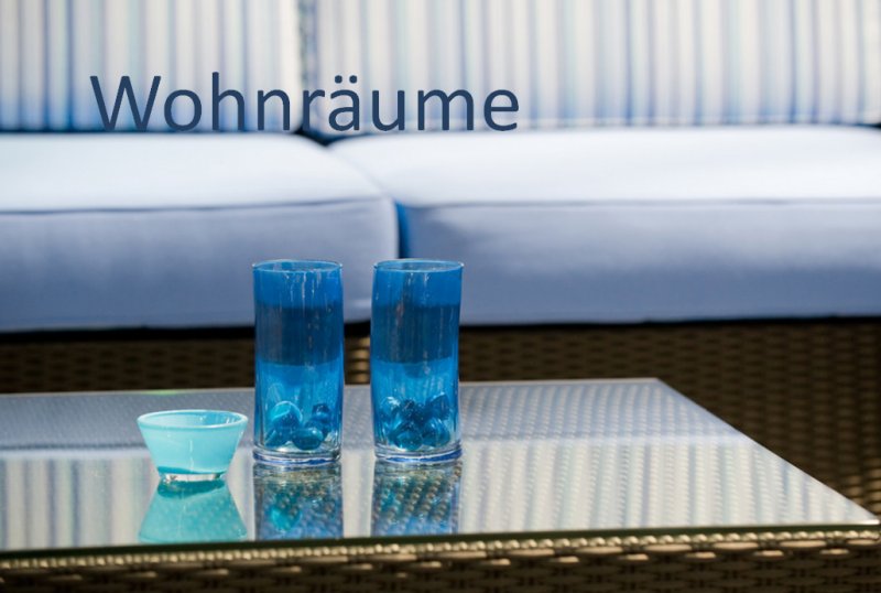 Wohnräume mit Glas