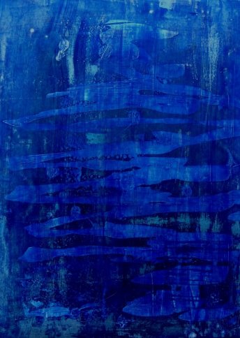 Renate Basten   "rapsody in blue 3"
